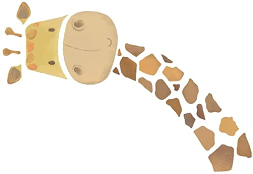 1 Set Giraffen-Wandaufkleber, Aufkleberbögen für Kinder, Heimdekoration, Kindertapete, Kinderzimmer, Tapete, Giraffe, Wanddekoration, Kinderzimmer, Wanddekoration, Cartoon-Stil, Wandaufkleber aus PVC