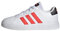 adidas Grand Court Lifestyle Tennis Lace-Up Shoes Tennisschuhe, Cloud White/Bright Red/Core Black, 28 EU