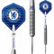 FOCO D1407 Dartpfeile-Set, offizielles Lizenzprodukt des Chelsea Football Club The Blues FC, gestreift, Messing, Stahlspitze, 22 g