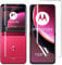 FiiMoo Protection Écran pour Motorola Razr 40 Ultra, Protecteur d'écran + Film Protecteur Arrière [Couverture Complète] [Reconnaissance D'empreintes Digitales] [sans Bulles] Écran