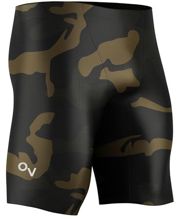 Onvous Bañador para hombre | Bañador deportivo para hombre | Jammer para hombre | Jammer para natación para hombre | Jammers de natación para hombre, talla 28-38, Verde Camuflaje, 36