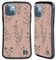 Head Case Designs Licenza Ufficiale Anis Illustration Rosa Cipria Fiori Selvatici Custodia Cover Ibrida Compatibile con Apple iPhone 13