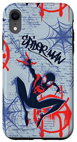 Marvel Spider-Man Into the Spider-Verse Graffiti Print Case for iPhone XR