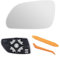 Cristal de espejo reemplazar para VW Polo 9N 2005-2009 AND Skoda Oktavia (1Z3/1Z5) 2004-2008 Calentable Retrovisor exterior adecuado lente de marcha atrás espejo de cristal de marcha atrás (Lzquierda)