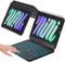 NOKBABO iPad mini 6 Keyboard Case (8.3 inch), 7-Color Backlight, Multi-Touchpad, 360°Rotatable, Wireless Keyboard for iPad mini 7 A17 Pro(2024) & Mini 6 (2021) - Dark Black