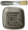 ANCKERAMIC® Ceramico Original Finland Ceramic Grater & Pastry Brush Set - Ceramic Garlic Grater, Ginger Grater & Kitchen Brush Natural Bristles, Handmade (Colour) (Grey/Anthracite)