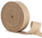 SUPAWAY Juteband 5cm x 25m Breit Natur Beige Tischband Burlap Vintage Geschenkband Burlapband Rustikale Bandrolle für DIY Handwerk Verpackung, Geschenk, Hochzeit, Weihnachten,Esstisch,Blumenverzierung
