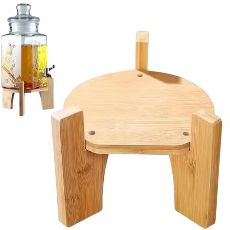 Zubehors Soporte Dispensador De Bebidas De Madera,Soporte Dispensador De Agua | Soporte dispensador de bebidas de madera,Soporte para jarra de agua, soporte para botellas, soporte multifuncional para