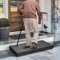 Outdoor Steps 3.5'' Height, Wooden Step Platform 35” Length, Step Stool with Non Slip Pads, Wooden Platform, Step for Outside, Wooden Platform for Bathroom, Kitchen, Bed (Black)