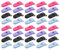 Plastik -Hosendrap -Schnuller -Clip -Schnuller -Gurthalter Farbe Baby Dummy -Schnuller Clips für Baby Schnuller, Lätzchenklammern, DIY -Handwerk 50 Stcs Baby Dummy Schnuller Clips