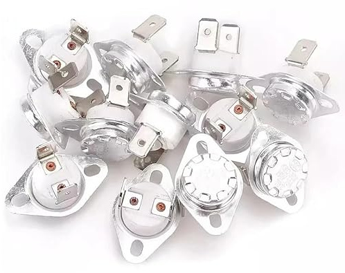 1-10 Stück KSD302 16A 250V Bimetall-Thermostat Temperaturschalter Keramik 40-180 Grad Schließer Öffner Thermostat(110C,Normally closed,1PCS)