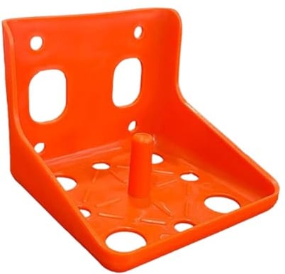 Pegboard Haakjes - Support d'affichage de minéraux pour blocs de sel | Support en pierre pour lécher le sel pour le bétail, pour cerfs, vaches, chèvres et moutons pour lécher et manger, montage sans