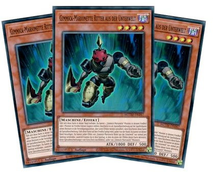 Gimmick-Marionette Ritter aus der Unterwelt - Playset (3 Karten) - MZTM-DE047 - Super Rare - 1. Auflage - Deutsch - Yugioh - Maze of the Master - mit RC-Fieldcenter