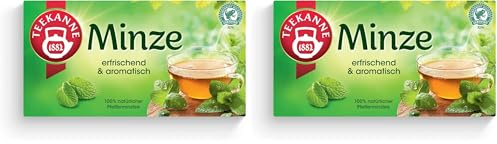 Teekanne Minze, 20 Beutel (Packung mit 2)