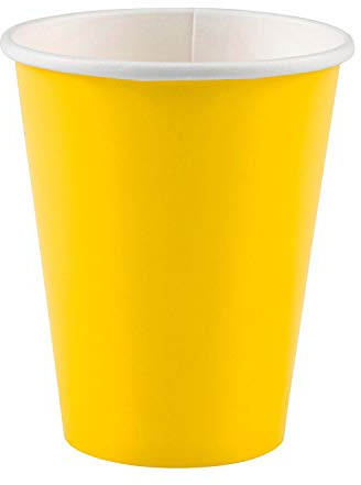 Amscan 58015-09 Cup 266Ml S/C:Yellow Sunshine