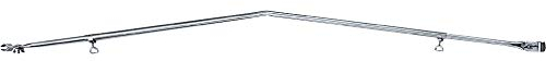 BERGER Dachauflagestange abgewinkelt 110-180cm Gestänge 22x1mm Stahl Stange Zusatzgestänge Camping