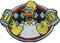 Bier Homer Simpson Oktoberfest Wappen Bierzelt Biker Aufnäher Abzeichen Patch