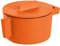 Sambonet Casseruola Alta con Coperchio, Ghisa/Terracotta, Arancio Curry, 0.31 Litri, 10 cm