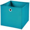Stick&Shine 1x Aufbewahrungs Korb Türkis Faltbox 33 x 33 x 33 cm Regalkorb faltbar