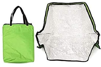 Bolsa de horno portátil y solar verde para cocinar al aire libre, camping, viajes, herramientas de emergencia para cocinar bolsa de horno solar