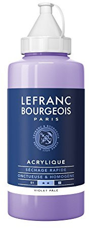 Lefranc Bourgeois Acrylique Fine Bouteille 750ml Violet Pâle