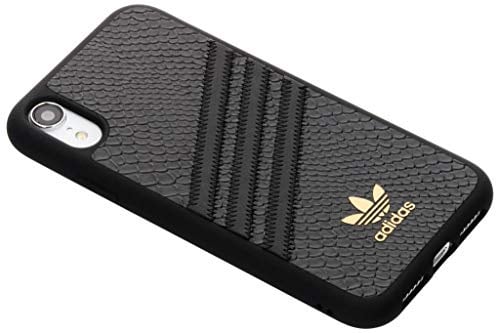 adidas Funda Moldeada para teléfono móvil de 15,5 cm (6,1 Pulgadas), Color Negro - Fundas para teléfonos móviles (Funda, Apple, iPhone XR, 15,5 cm (6,1 Pulgadas), Color Negro