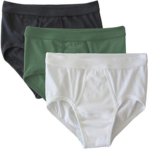 HERMKO 3240 3er Pack Herren Slip mit Eingriff und Weichbund aus Bio-Baumwolle