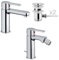 Set Mocca lavabo e Bidet Frattini pilette Incluse