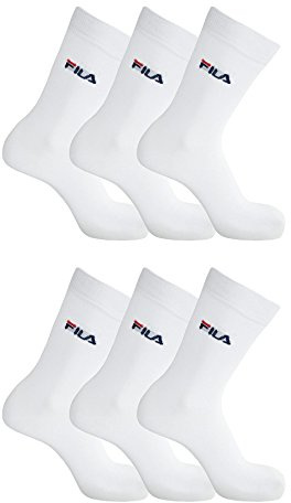 FILA 6er Pack Unisex Socken, Sport Strümpfe Damen oder Herren (6 Paar)