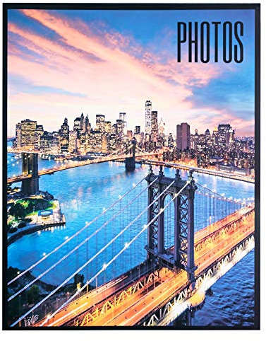 Grupo Erik Fotoalbum Einsteckalbum 13x20 New York - Fotobuch für 96 Fotos im Format 13x20 - Foto Einsteckalbum 13x20