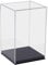 HMF 46811 Vitrine en Acrylique pour Voitures Miniatures, Figurines | 14 x 14 x 22 cm | Transparent