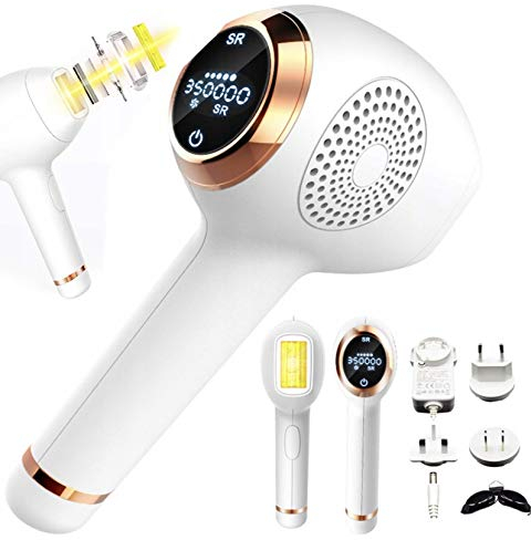 LESCOLTON T-011i IPL Laser-Epilierer – 5 Leistungsstufen – Touchscreen-LCD - Integrierter Hautsensor - 350000 Blitze – Anwendungsbildschirm 4,8cm² - 2 Modi – Haarentfernungsgerät