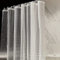Rideau de Douche Anti Moisissure, Transparent Étanche Anti-Moisissure Rideau de Salle de Bain EVA, Motif de Gaufre, avec 12 Œillets Métalliques, Style 3, 180x180cm