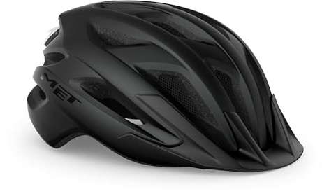 MET Crossover MIPS Cycling Helmet, Matt Black, Size 52-59cm