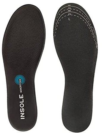 Memory Foam Insoles for Men and Women, Replacement Shoe Inserts for Sports Shoes, Cut-to-Size Comfort Inner Soles for Trainers Sneakers Work Boots and Walking Shoes