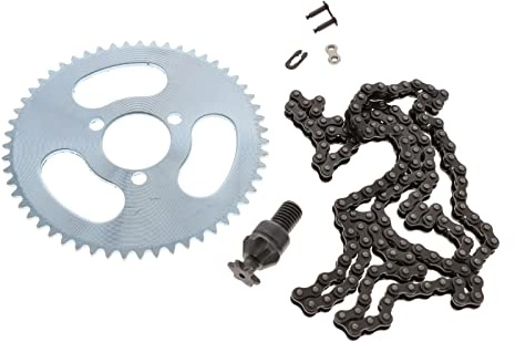 UK-Motors Kettensatz 25H Antriebskette Ritzel Kettenrad Kettenkit für Pocket Bike Pocket Cross Pitbike