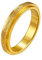 Richsteel Anti-Stress-Ring Mann Drehbar Damen Schmuck Ring Ring Allianz Mann Edelstahl Viking Schmuck Mann Frau 4 mm Breit Farbe Gold Größe 69