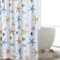 Vllcsla Peva Tenda da Doccia Impermeabile Lavabili, 200x200 cm, 200/220/240 cm Altezza, Tenda Vasca da Bagno Blu Angolare, Antimuffa Tende Doccia, con Occhielli e Ganci, Stella Marina