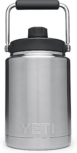 YETI Rambler Kanne, Edelstahll, Stainless Steel, 0.5G