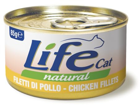 Life Cat Natural Hähnchenfilets 24 Dosen à 85g