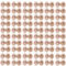 LMOGWL 60pcs20mm Holzperlen mit Smiley Gesicht, runde Holzperlen mit Löchern, natürliche Holzperlen, runde Holzperlen für DIY Armbänder, Halsketten, Kunsthandwerk und Schmuckherstellung (4-5mm Löcher)