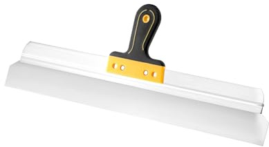QWORK® 600mm Trockenbau Spachtel Edelstahl Flächenspachtel mit Ergonomischem Griff