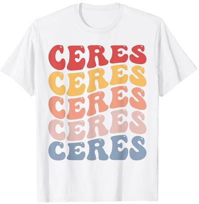 Ceres City Groovy Retrò Maglietta