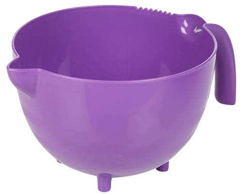 URBN-CHEF Large Plastic Mixing Measuring & Dispensing Jug Pitcher with Pouring Spout Kitchen (Purple)