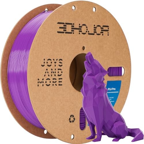 3DHoJor PLA+ PLA Plus Filament 1.75mm 1kg(2.2lbs) for 3D Printers,Purple | Dimensional Accuracy +/- 0.03mm