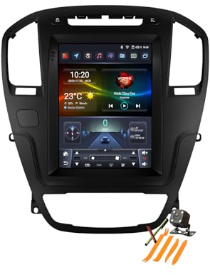 YLOXFW Autoradio Stereo Android 13.0 Navi für Opel Insignia 2008-2013 Sat GPS Navigation 9.7 Zoll Cartablet DVD Multimedia Player FM BT Receiver mit Carplay 4G 5G WiFi DSP SWC,Ts6