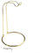 Angelrollen-Präsentationsständer, tragbarer Angelrollen-Halter, Angelzubehör, Angelrolle, Halterung, Metall, stabil (Gold L)