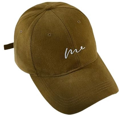 COTIDI Herren-Kappe, 100% Baumwolle, Baseball, verstellbar, Camel, One Size