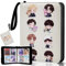 Korean Pop Alben, Photocard Binder Album, Trading Photocards Holder Book with 400 Cards Sleeves - Idol Cartoon Photo Protect Album Gifts for Boy & Girls - Lomo Card (Beige)