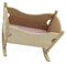 IMIKEYA 1Pc Wooden Mini House Cradle Model Handmade Doll Cradle Accessories for and Cloth Material for Miniature House Decoration and Intellectual Development
